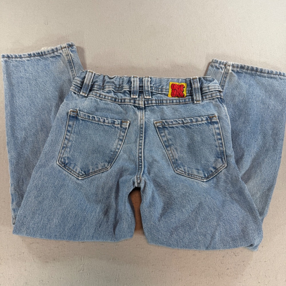 Empyre Girl Loose Fit Light Wash Straight Leg Skate Jeans Size 4 - Picture 2 of 8